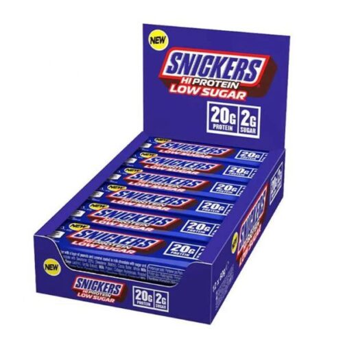 Snickers Hi Protein Bar Low Sugar 57g Mars (lot de 12) Neutre