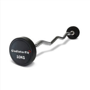 Long Curl com halteres de borracha 13 7640344757104 Curl Barbell 10kg
