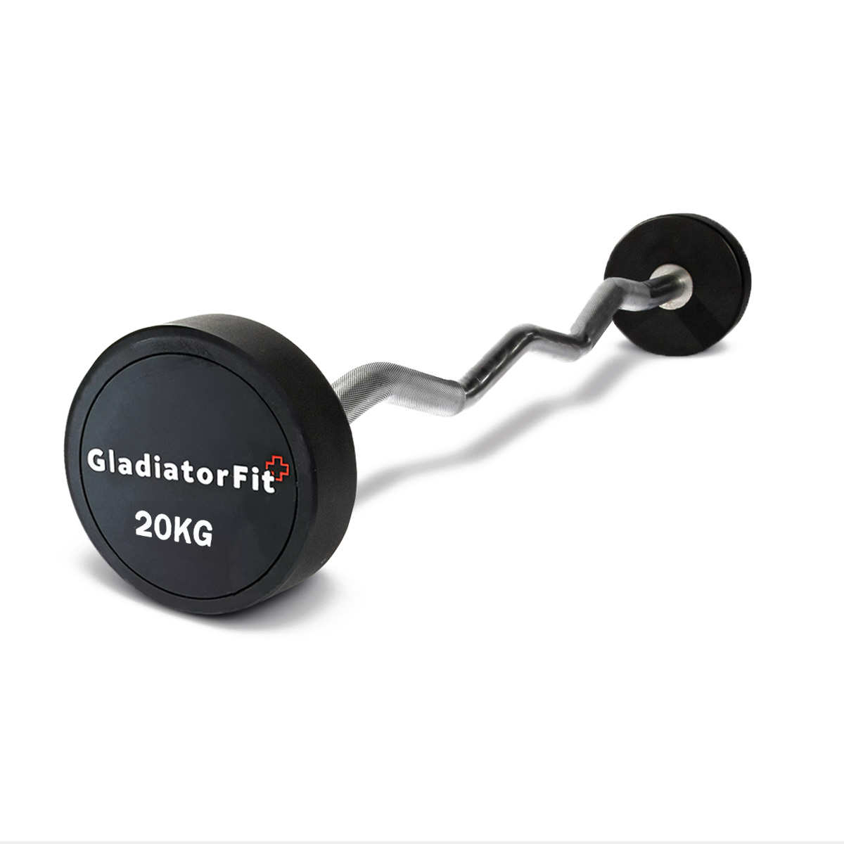 Long Curl com halteres de borracha 7 7640344757166 Curl Barbell 20kg