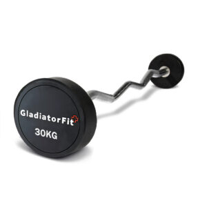 Long Curl com halteres de borracha 12 7640344757180 Curl Barbell 30kg