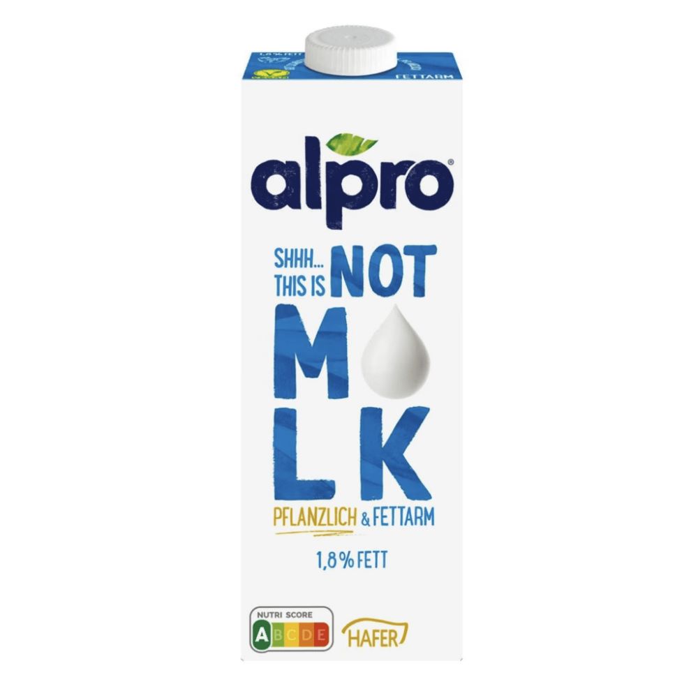 Boisson avoine « Shhh this is not m*lk » 1.8% 1L Alpro (lot de 8) 1 Boisson avoine « Shhh this is not m lk » 1.8% 1L Alpro (lot de 8)