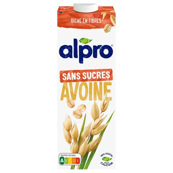 Bebida de aveia sem açúcar 1 L Alpro (conjunto de 8)
