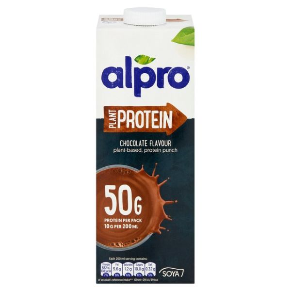 Alpro soja-chocolade eiwitdrank 1L (verpakking van 8) 1 Alpro soja-chocolade eiwitdrank 1L (verpakking van 8)