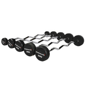 Long Curl com halteres de borracha 9 Curvatura longa com halteres de borracha 11