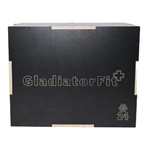 Sprung-Plyobox aus Holz schwarz 3 in 1 7 Schwarze Plyobox