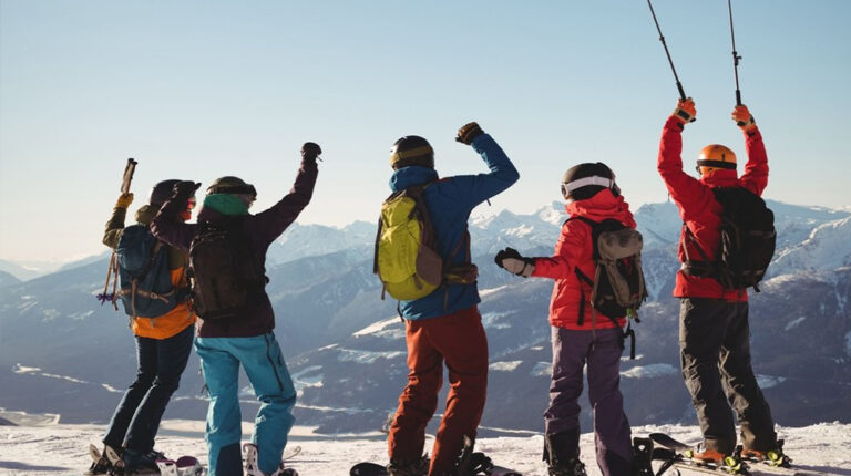 group of skiers