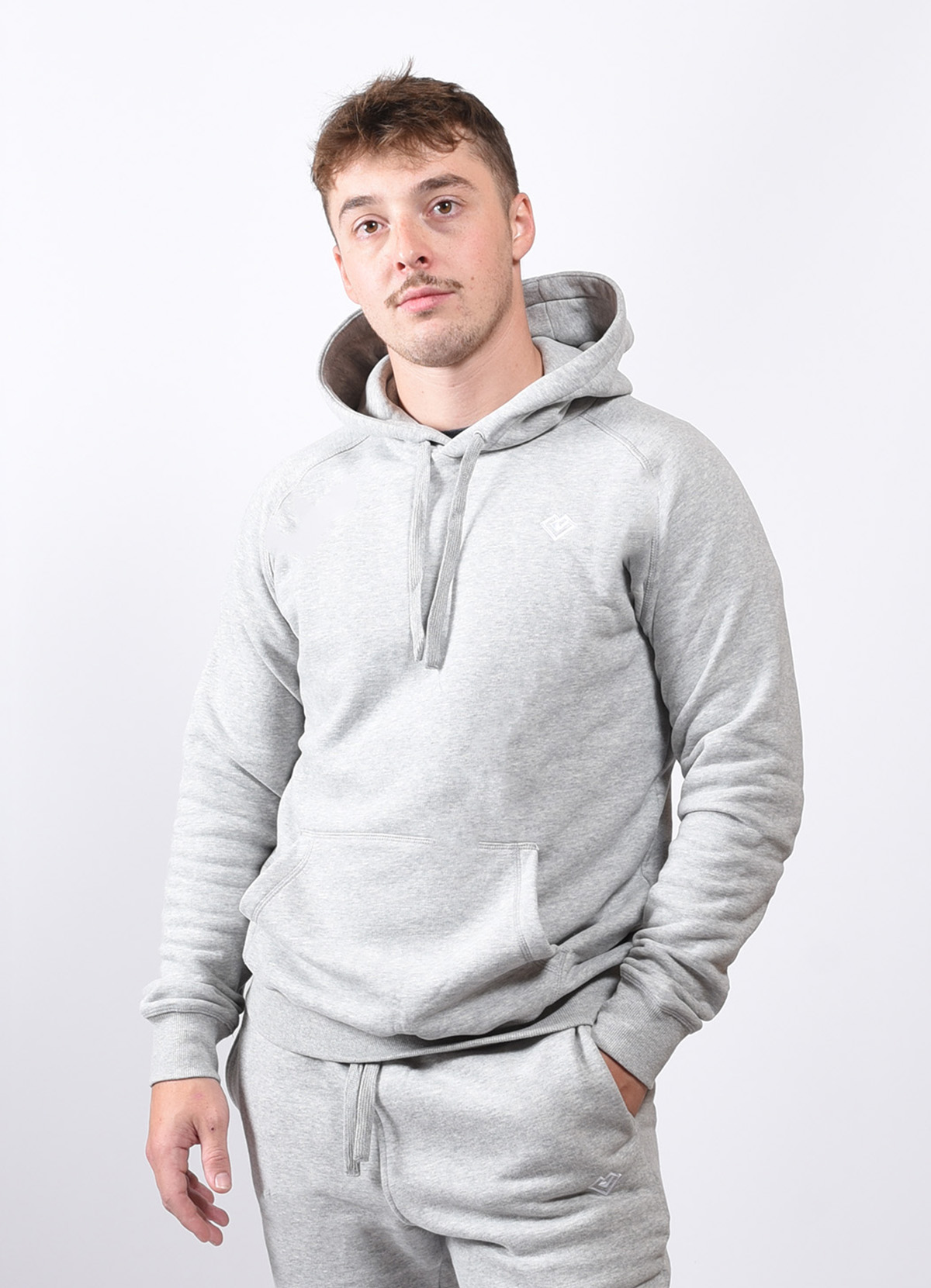 Essence "Hoodie" Sweatshirt Heren Loven 3 capuchon grijs 1 1200