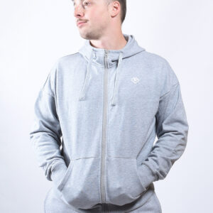 Chaqueta con capucha y cremallera Essence "Hoodie" Hombre Loven 6 sudadera cremallera gris 1 1200