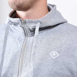Chaqueta con capucha y cremallera Essence "Hoodie" Hombre Loven 8 sudadera cremallera gris 3 1200