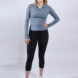 Connect Leggings 7/8 para mulher Loven 8 leggings pretas com corte 1