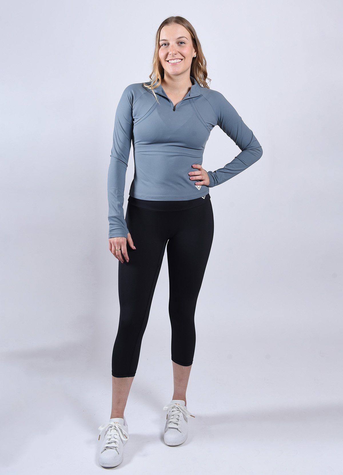 Connect Leggings 7/8 para mulher Loven 2 leggings pretas com corte 1