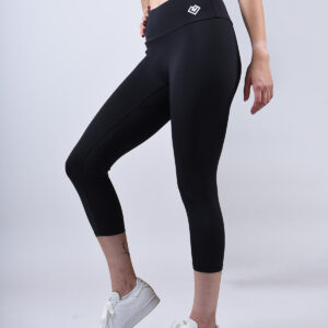 Connect Leggings 7/8 para mulher Loven 10 leggings pretas com corte 2