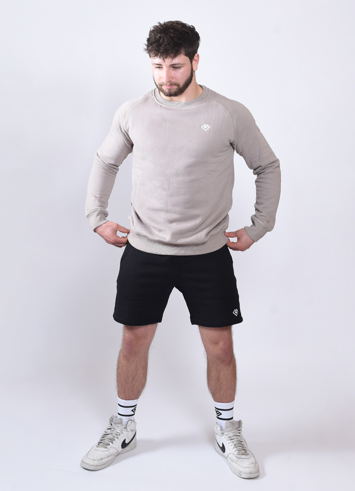 Pantaloncini Essence Loven da uomo 2 pantaloncini neri 1 1200