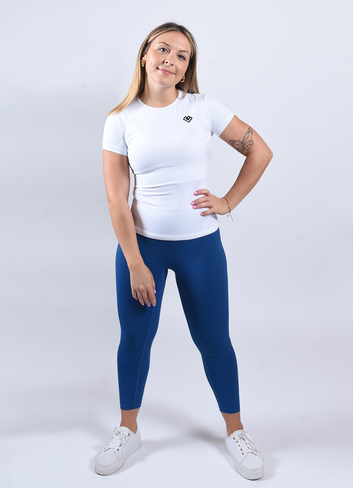 Maglietta Glow da donna Loven 1 tshirt aderente bianca 1