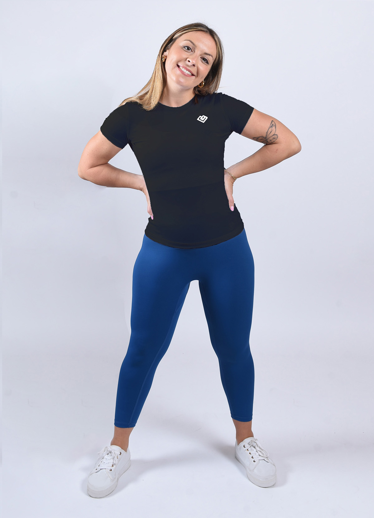 Maglietta Glow da donna Loven 2 tshirt fitted nero 1