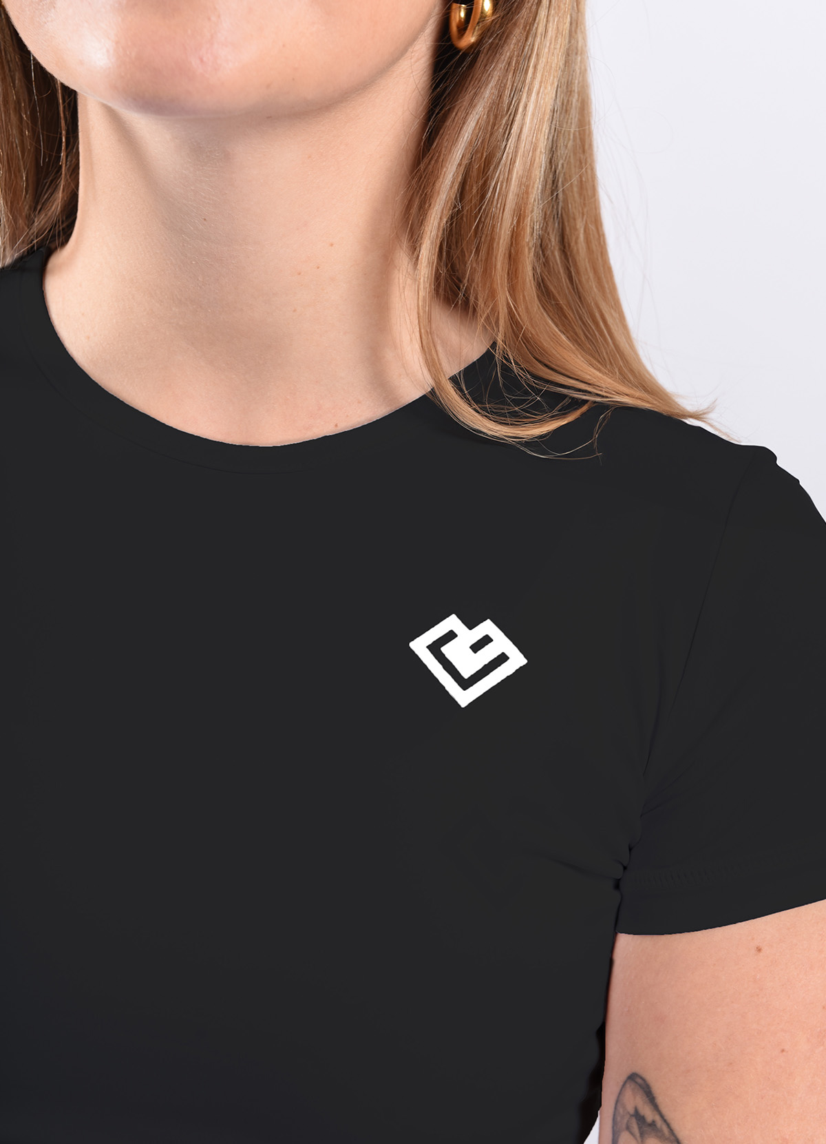 Maglietta Glow da donna Loven 4 tshirt fitted nero 2