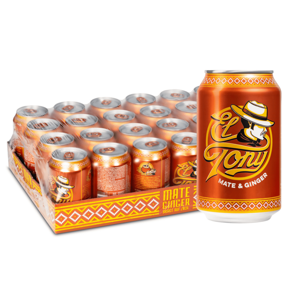 El Tony Ginger Mate 330ml (confezione da 24) 1 El Tony Mate Zenzero 24x 1024x1024