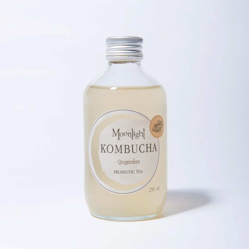 Kombucha de Gengibre 250ml Moonlight Kombucha (embalagem de 12) 1 Kombucha de Gengibre 250ml Moonlight Kombucha (embalagem de 12)