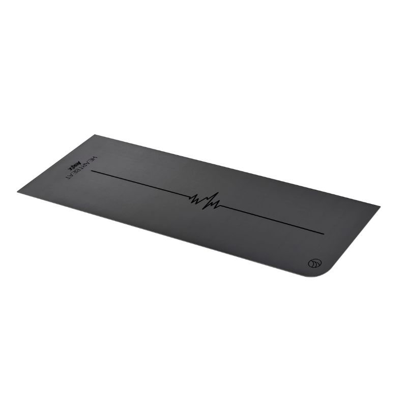 Tapis de Gym Yoga "Heartbeat" 183x61x0.6cm Airex 1 Tapis de Gym Yoga Heartbeat Airex Noir
