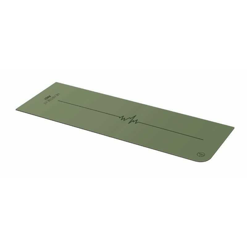 Tapis de Gym Yoga "Heartbeat" 183x61x0.6cm Airex 2 Tapis de Gym Yoga Heartbeat Airex Vert