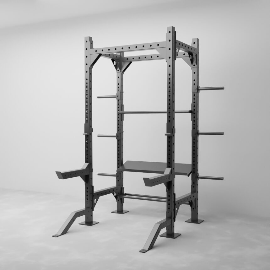 Hwil Rack Half Rack Including Storage | Rigs - Racks - Cages | GladiatorFit CH