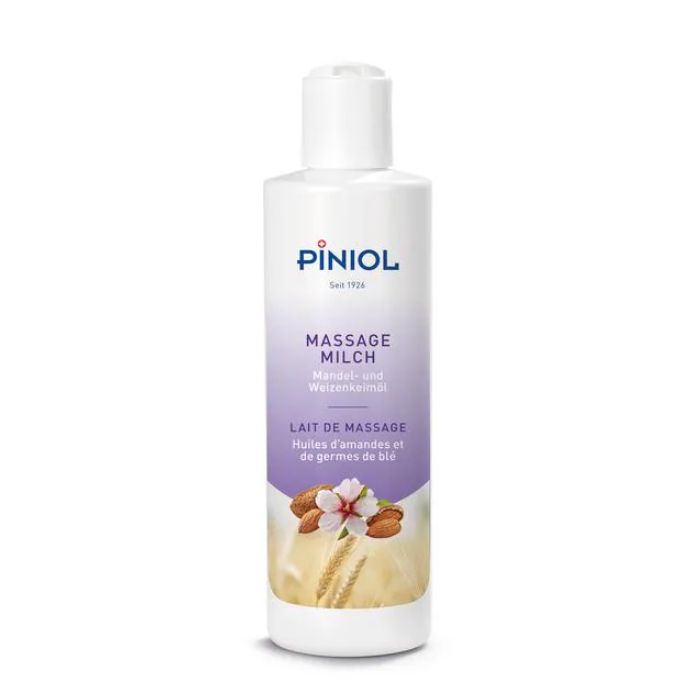 Leite de Massagem com Óleo de Amêndoas e Gérmen de Trigo 250 ml Piniol