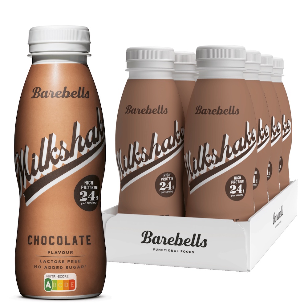 Barebells Milkshake 300ml (embalagem de 8) 1 BB DE VISUAL01 2800x2800 MS CHOCOLATE
