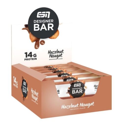 Designer Bar ESN 40g (set of 12) hazelnut and nougat