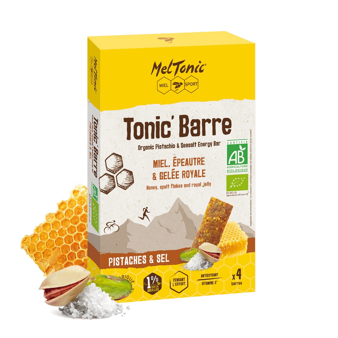 Tonic' Bar Organic 25g MelTonic (embalagem de 4) 1 Tonic' Bar Organic 25g MelTonic (embalagem de 4) Pistachio