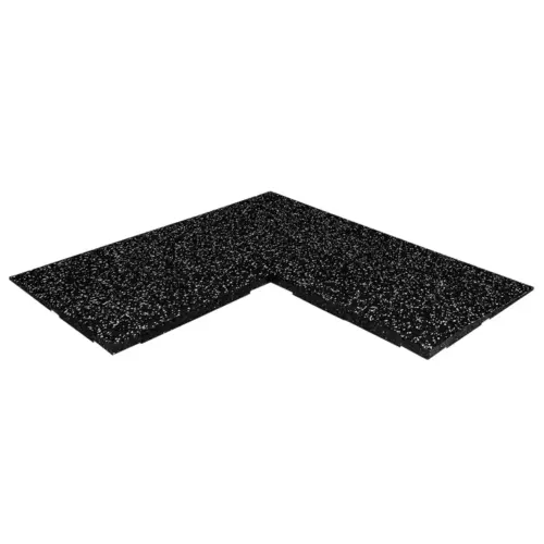 Connect Tegels Hoek" rubber vloerrand 50x50cm Stockz