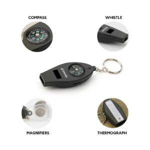 Emergency and survival whistle with compass Omada - Thumbnail Image 3