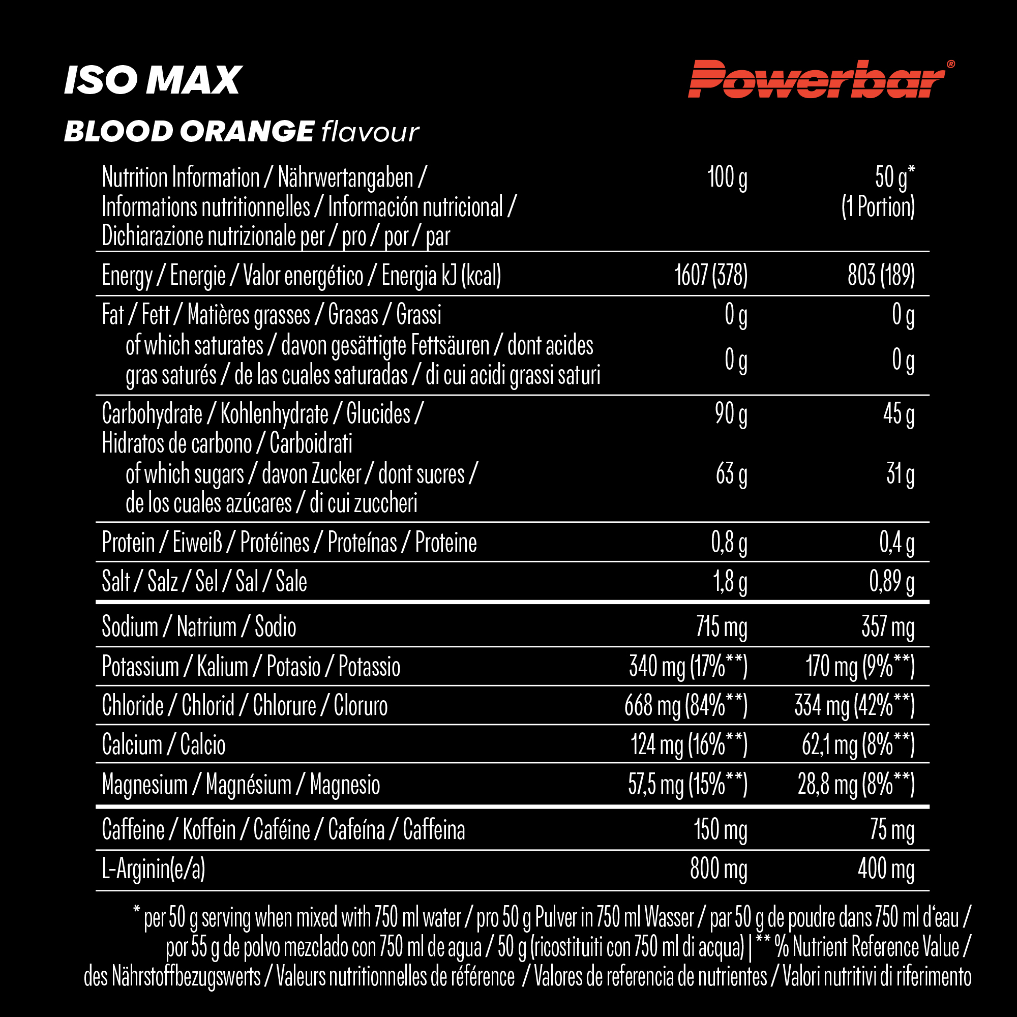 Isomax 1,2kg Laranja Sanguínea Powerbar 2 Isomax 1,2kg Laranja Sanguínea Powerbar - Image 2