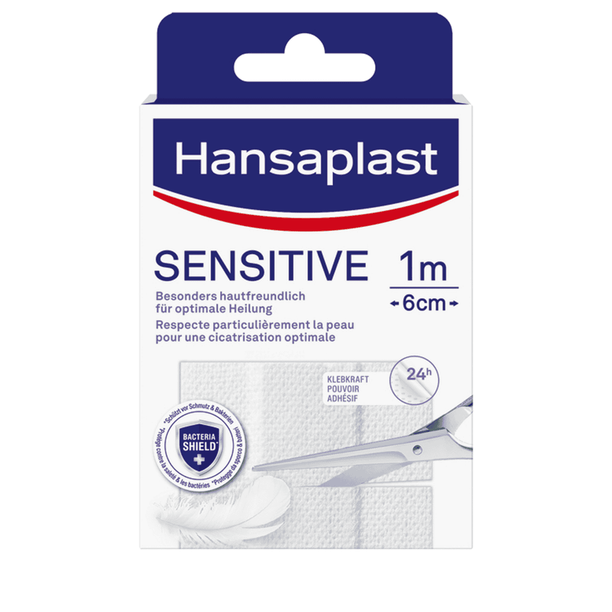 Hansaplast Sensitive Wundpflaster 100x6cm Hansaplast 1 Hansaplast Sensitive Wundpflaster 10x6cm 10er Pack 62649
