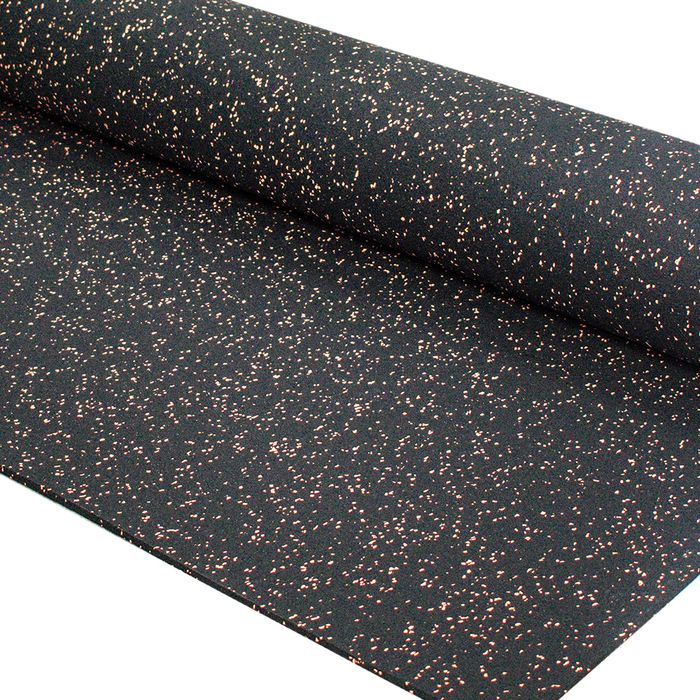 Rubber vloerbedekking op rol "Sportsflooring Rolls Five" 10x1,25m Stockz 10 Rubber vloerrol Sportvloeren Rollen Vijf 10x1,5m Stockz 44246
