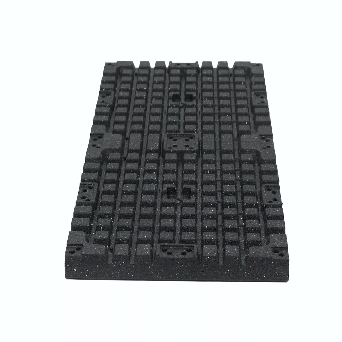 Sol en caoutchouc "Gym Connect Deep Black" 50x100cm + 5 connecteurs GladiatorFit 4 Sol en caoutchouc Connect Tiles Pure Black 50x100cm Stockz 15989