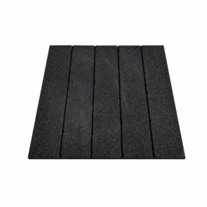 Ladrilhos para exterior Pavimento de borracha "preto" 100x100cm Stockz 15 Azulejos para exteriores em madeira preta 100x100cm Stockz 18467
