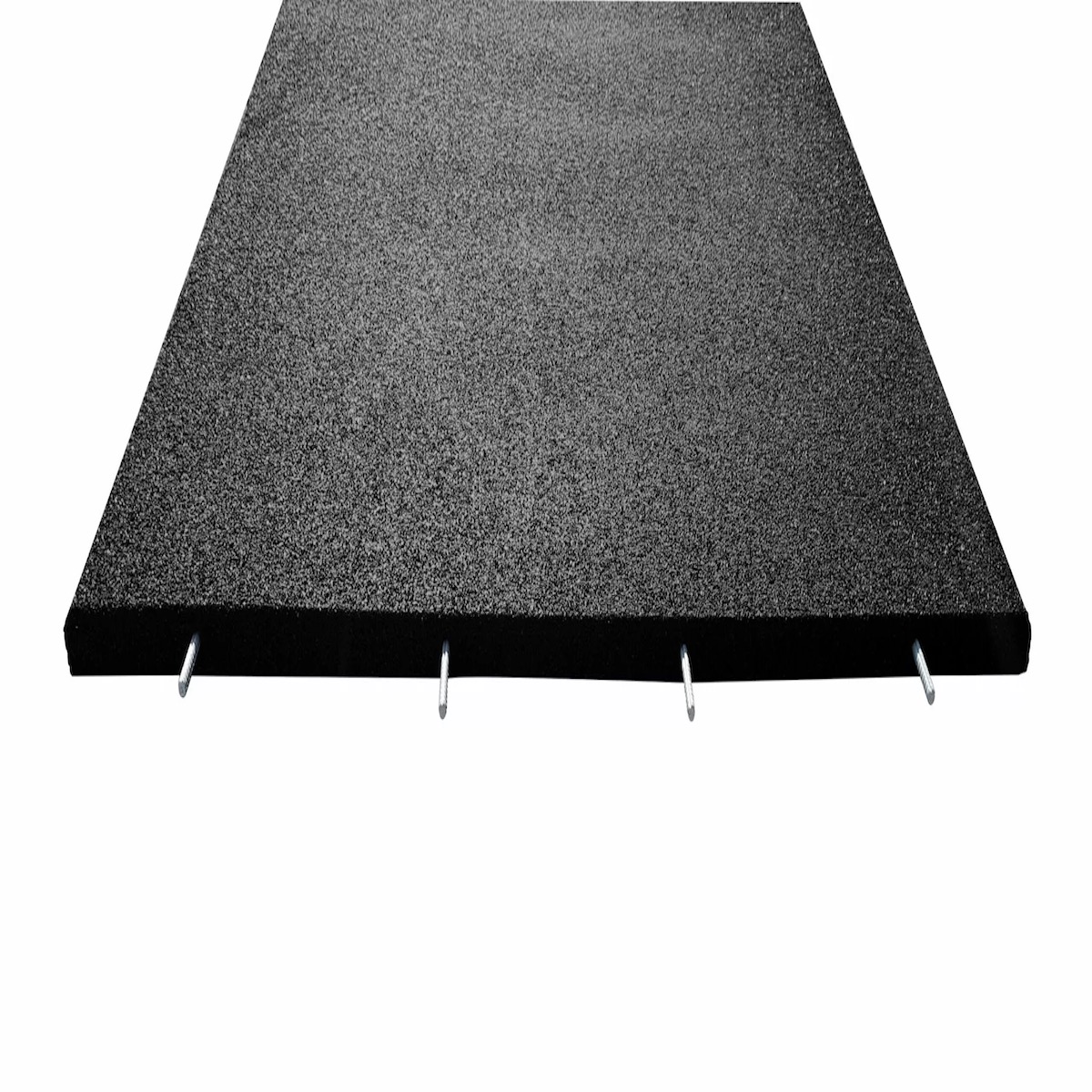 Ladrilhos para exterior Pavimento de borracha "preto" 100x100cm Stockz 9 Azulejos para exteriores em madeira preta 100x100cm Stockz 41709