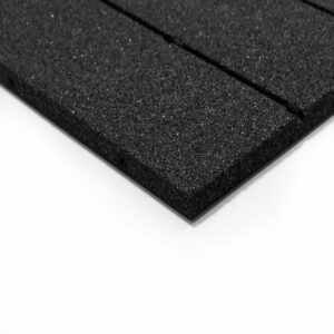 Ladrilhos para exterior Pavimento de borracha "preto" 100x100cm Stockz 13 Azulejos para exteriores em madeira preta 100x100cm Stockz 88736