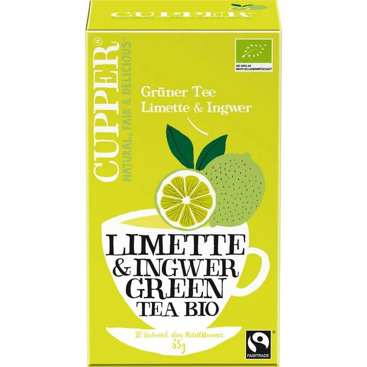 The Green Organic Lemon Ginger 35g 20 bustine Cupper 13969