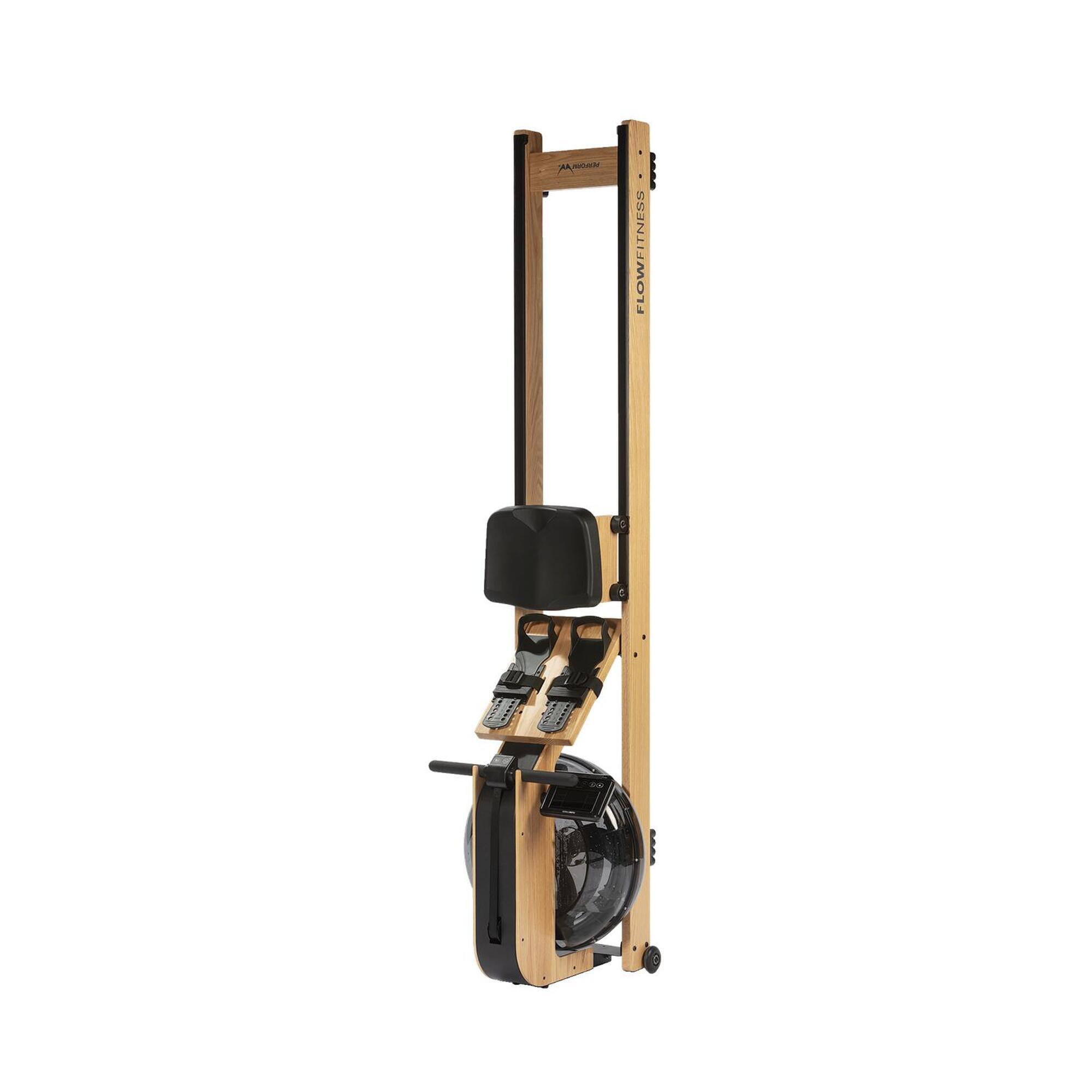 Perform w9i oak Holz-Wasserrudergerät Flow Fitness 14066