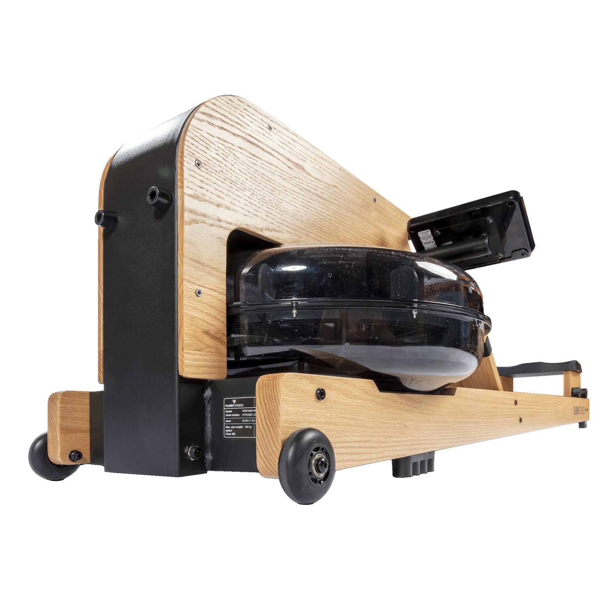 Perform w9i oak Holz-Wasserrudergerät Flow Fitness 90646