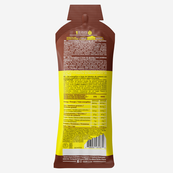 Gel energético Näak 57g (embalagem de 12) 5 Gel energético 57g Naak embalagem de 12 1148