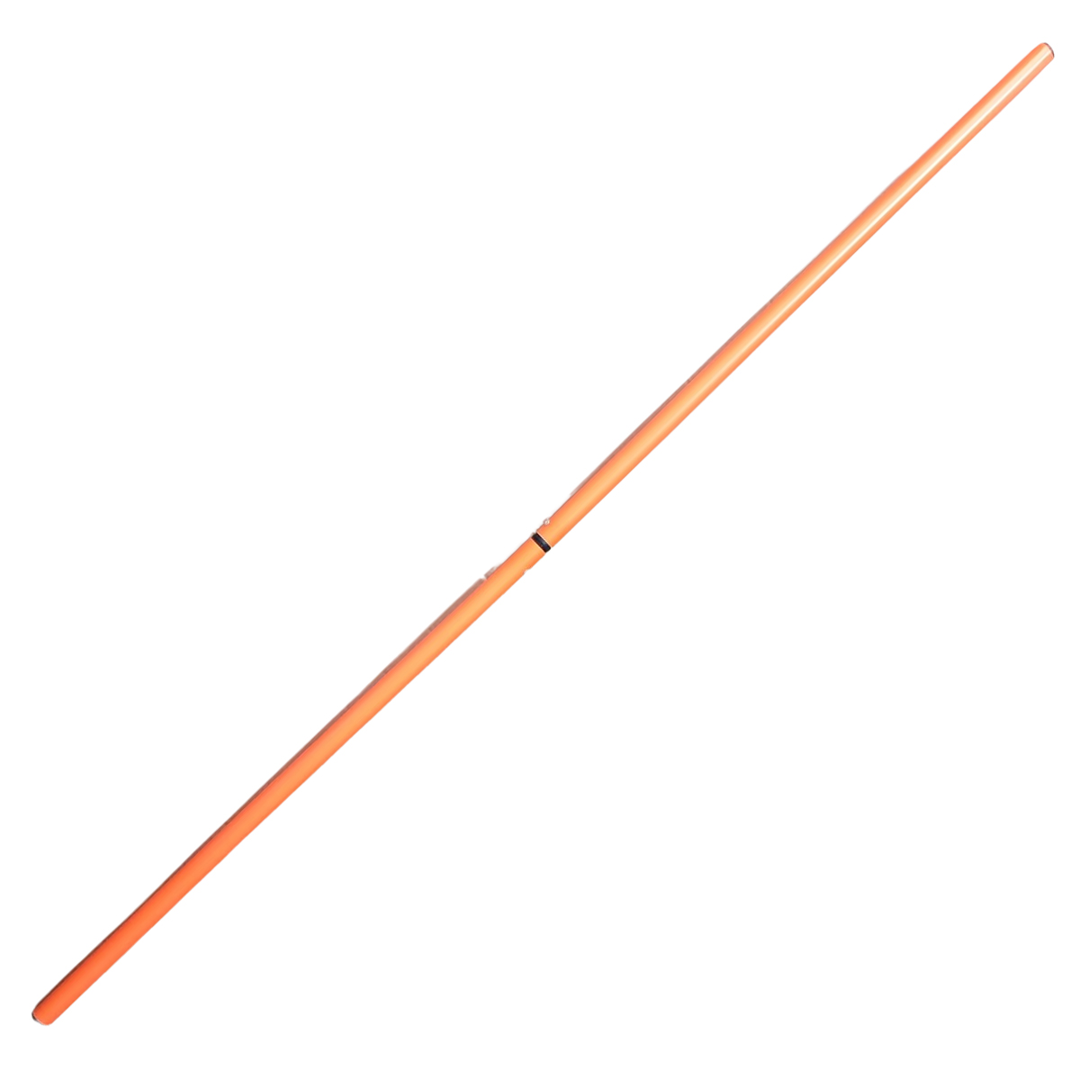 Bastão de ginástica em plástico amovível 150cm Ø 25mm 1 Marco laranja amovível