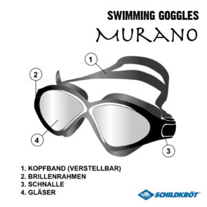 Schwimmbrille "Murano" Erwachsene Schildkröt 5 Murano Schwimmbrille Erwachsene Schildkrot 61173
