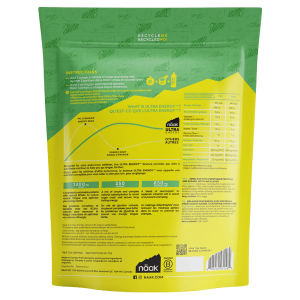 Miscela per bevande "Ultra Energy" 720g Näak 3 Ultra Energy Drink Mix 720g Naak 66369