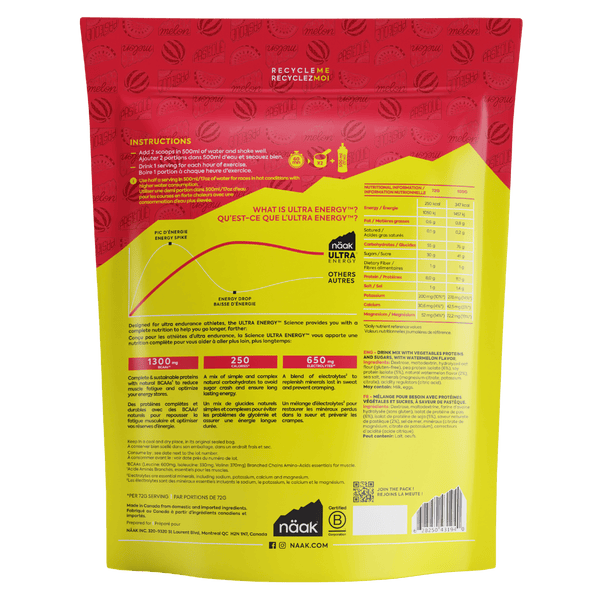 Miscela per bevande "Ultra Energy" 720g Näak 6 Ultra Energy Drink Mix 720g Naak 96617