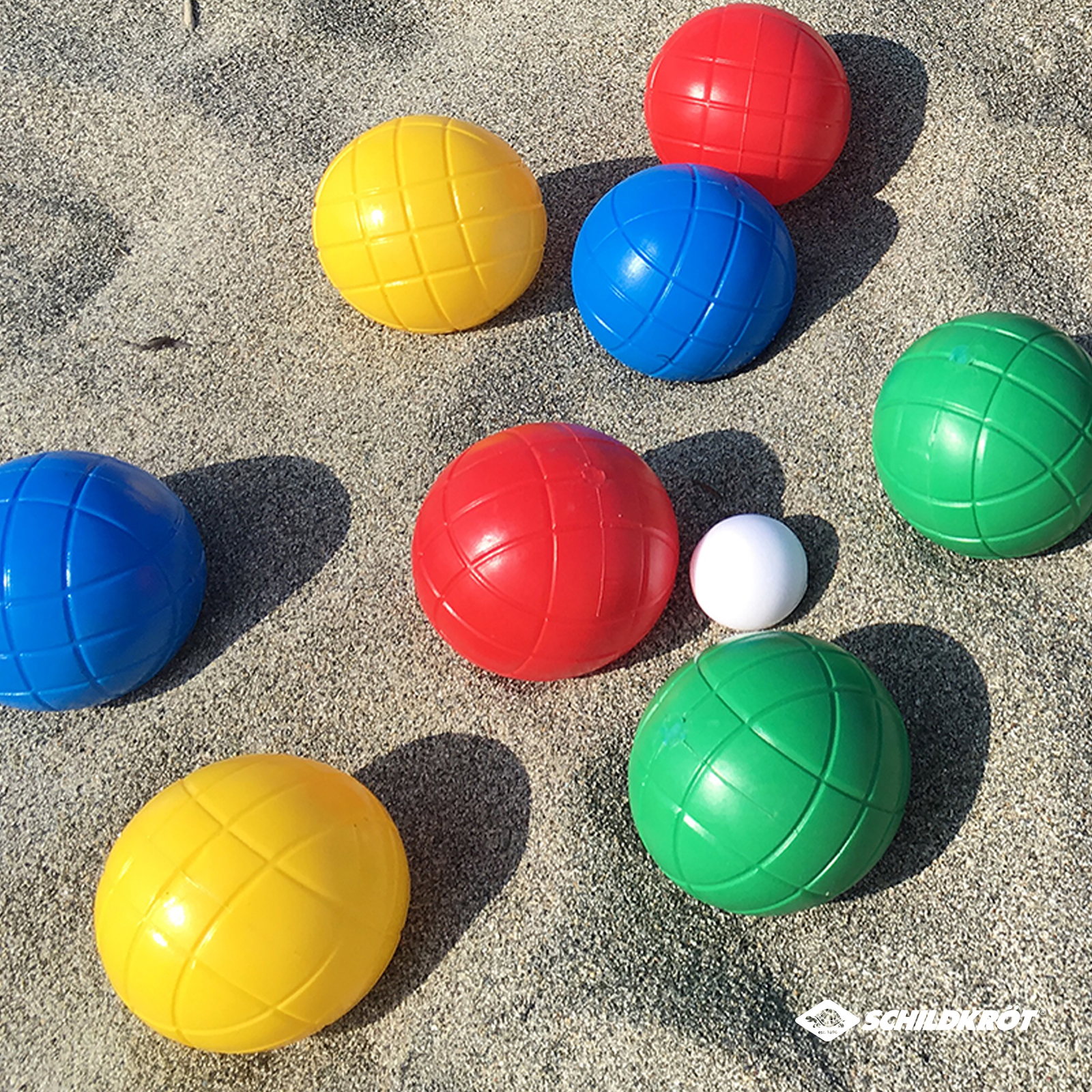 Set di bocce "Fun Boccia" di Schildkröt 2 Set di bocce da divertimento Schildkrot 14987