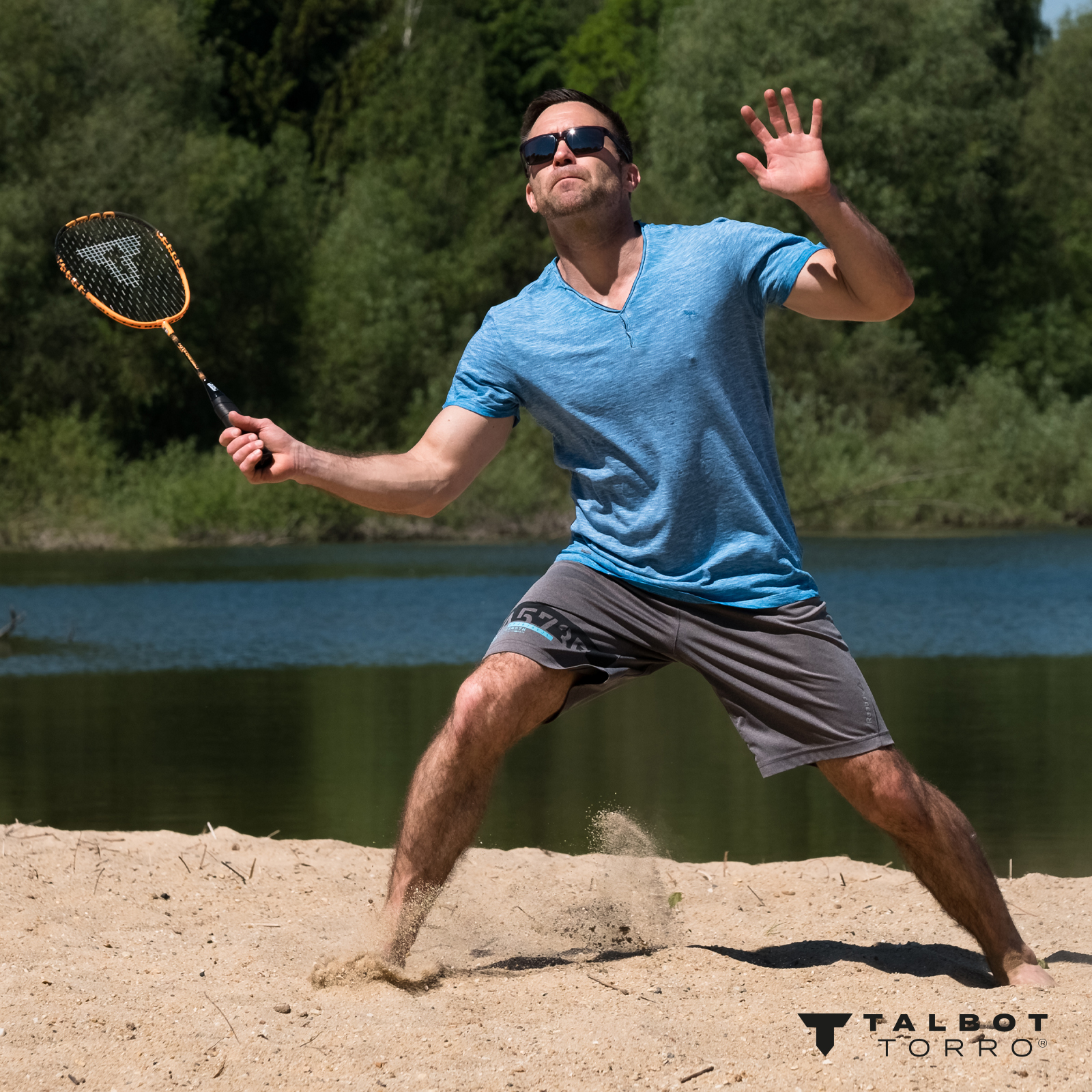 Speedbadmintonset Speed 2200 Led Talbot Torro 30909