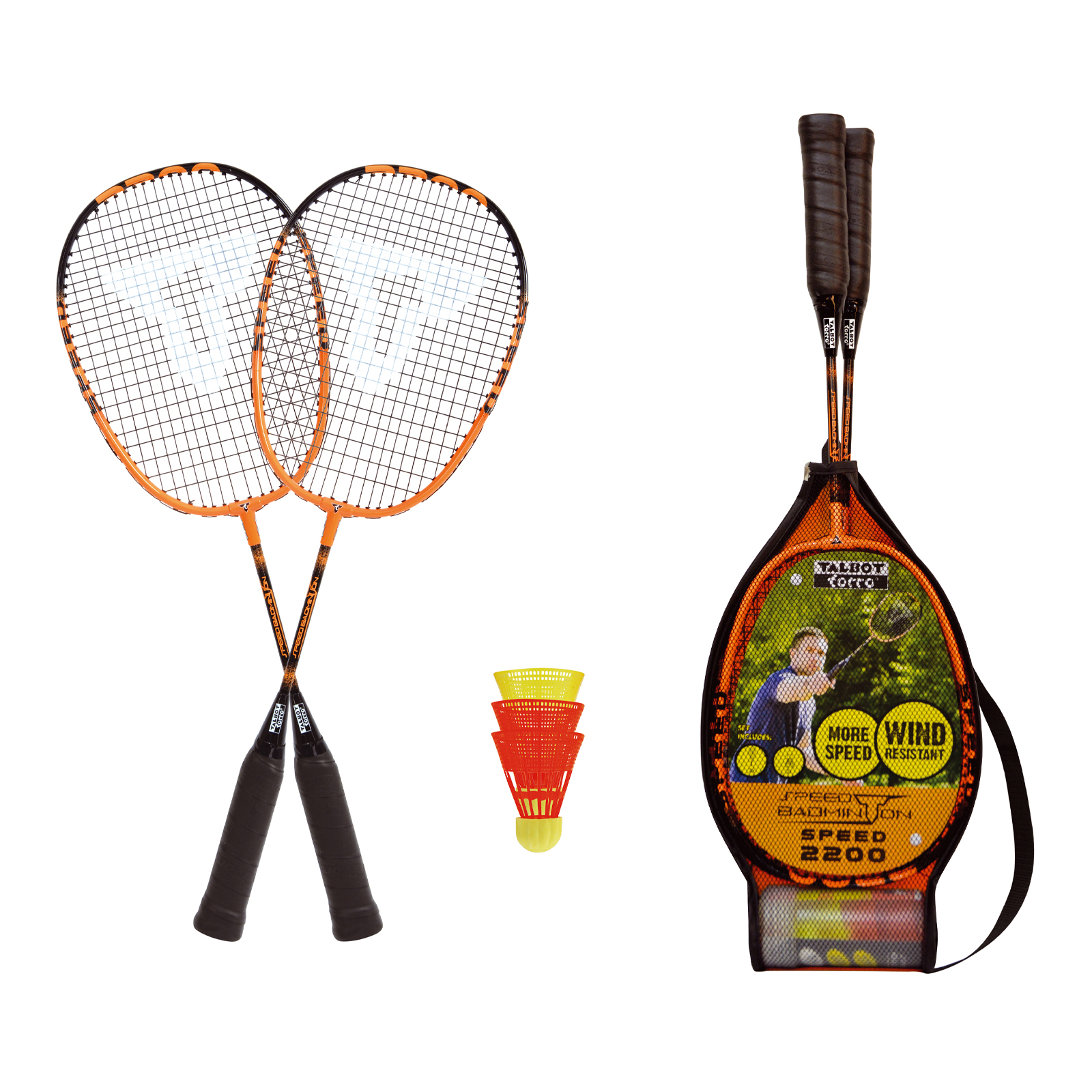 Speedbadmintonset Speed 2200 Led Talbot Torro 41277