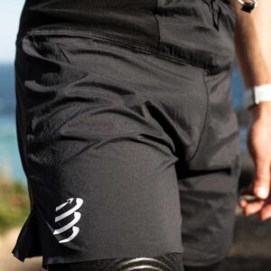 Compressport Pantalones cortos de trail 2 en 1 para hombre 39449